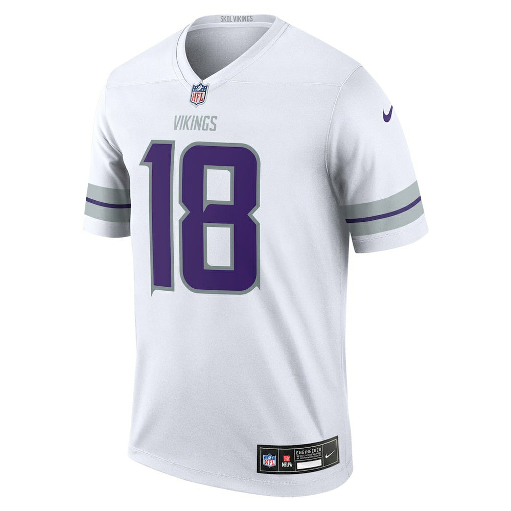 Justin Jefferson Minnesota Vikings Legend Player Performance Top - White Tops
