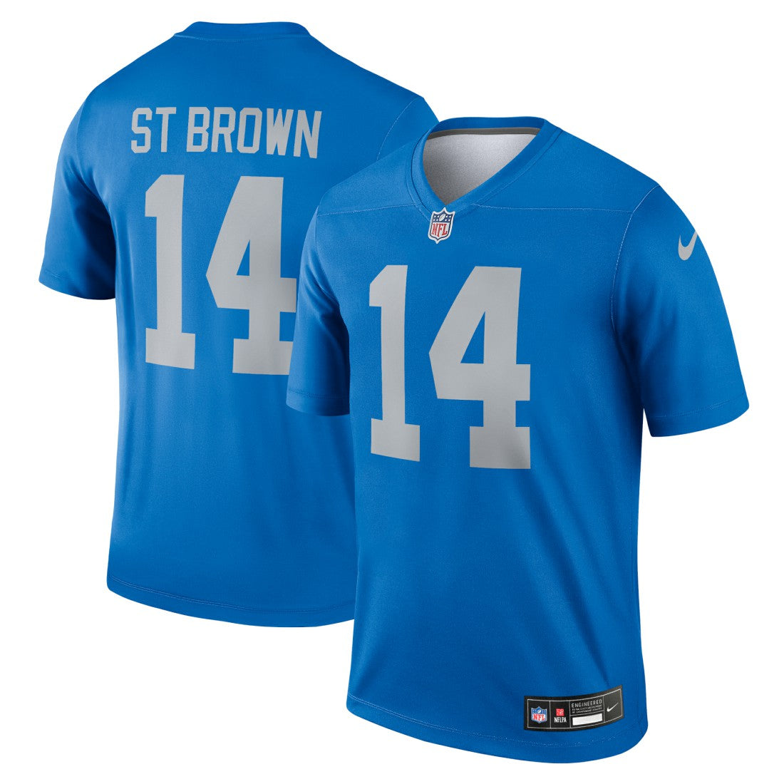 Amon-Ra St. Brown Detroit Lions Legend Player Performance Top - Blue Tops