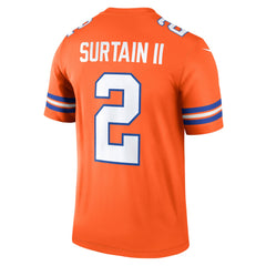 Patrick Surtain II Denver Broncos Legend Player Performance Top - Orange Tops