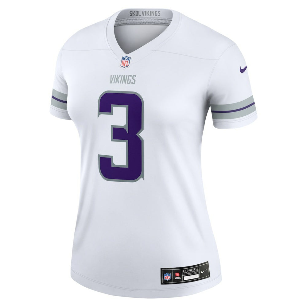 Jordan Addison Minnesota Vikings Women's Alternate Legend Player Performance Top - White Tops