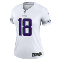 Justin Jefferson Minnesota Vikings Women's Alternate Legend Player Performance Top - White Tops