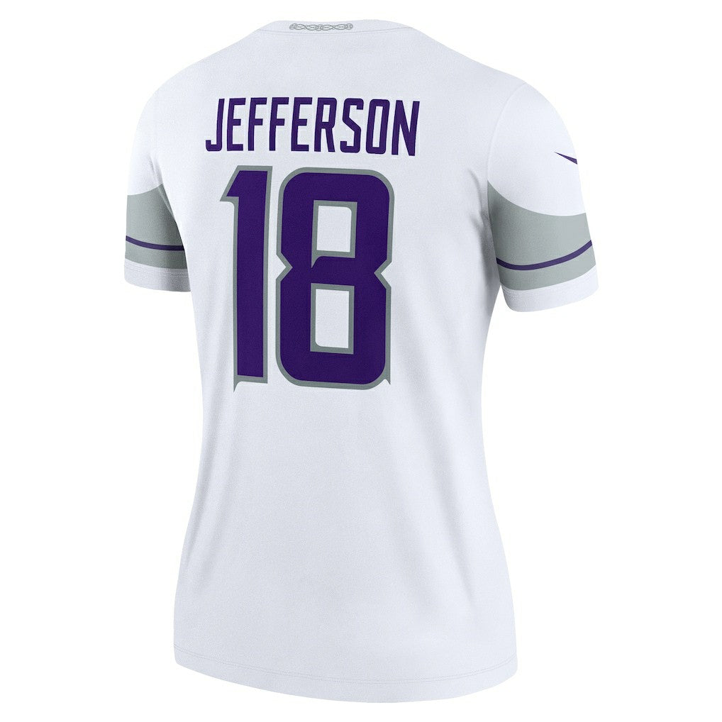 Justin Jefferson Minnesota Vikings Women's Alternate Legend Player Performance Top - White Tops