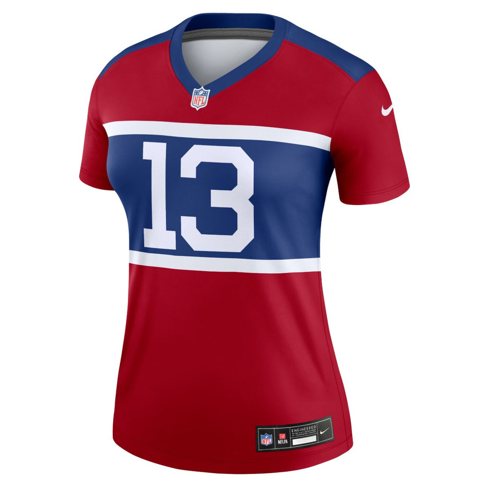 Jalin Hyatt New York Giants Women's Alternate Legend Player Performance Top - Red Tops