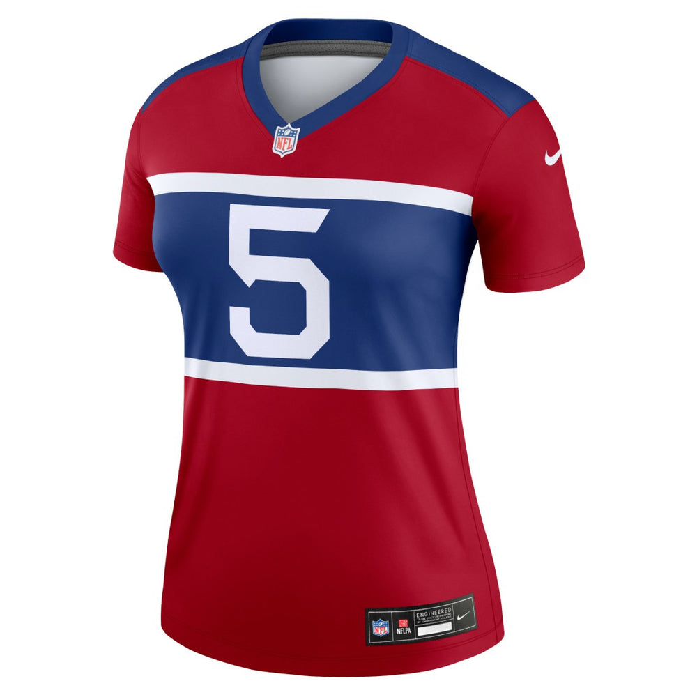 Kayvon Thibodeaux New York Giants Women's Alternate Legend Player Performance Top - Red Tops