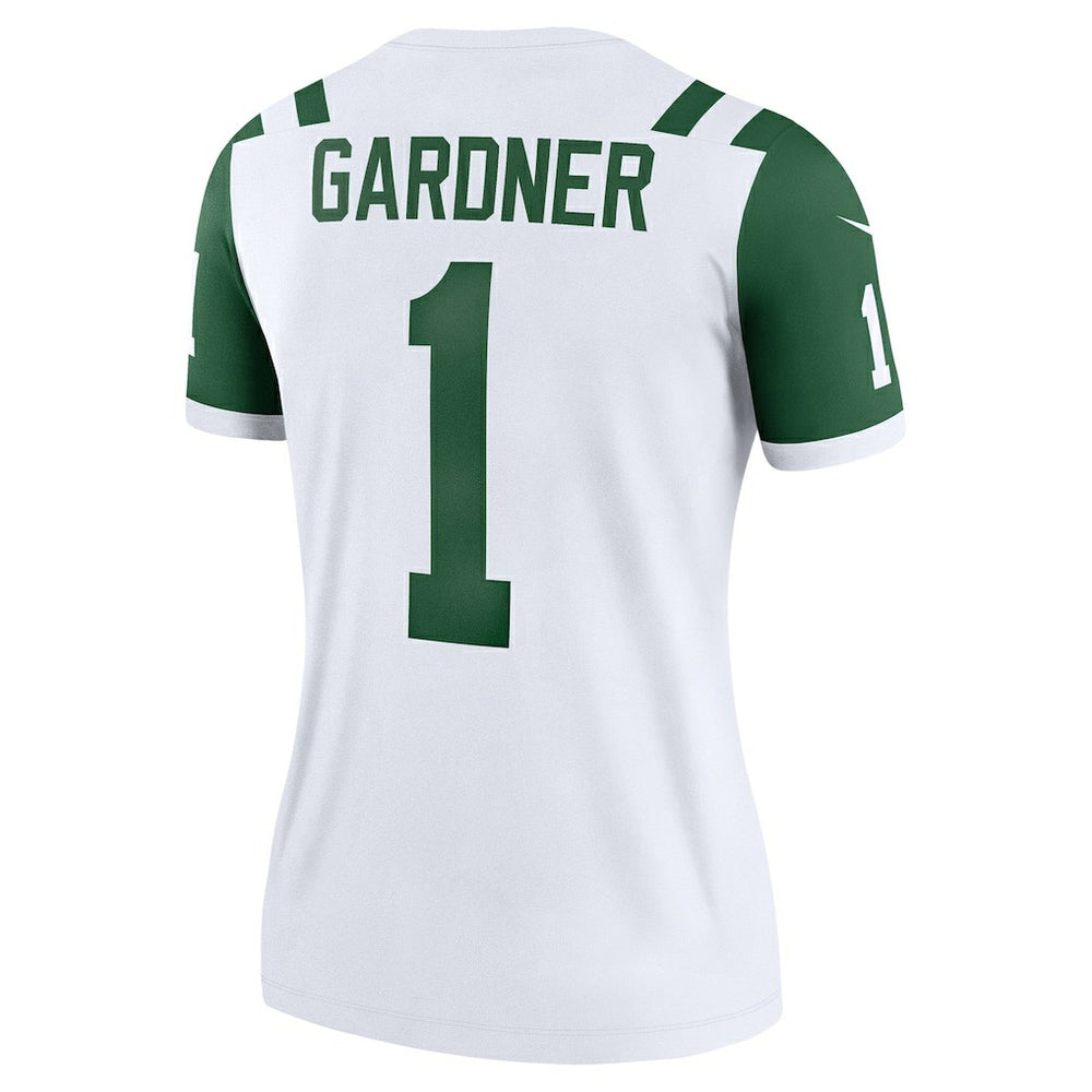 Ahmad Sauce Gardner New York Jets Women's Alternate Legend Player Performance Top - Classic Alternate White Tops