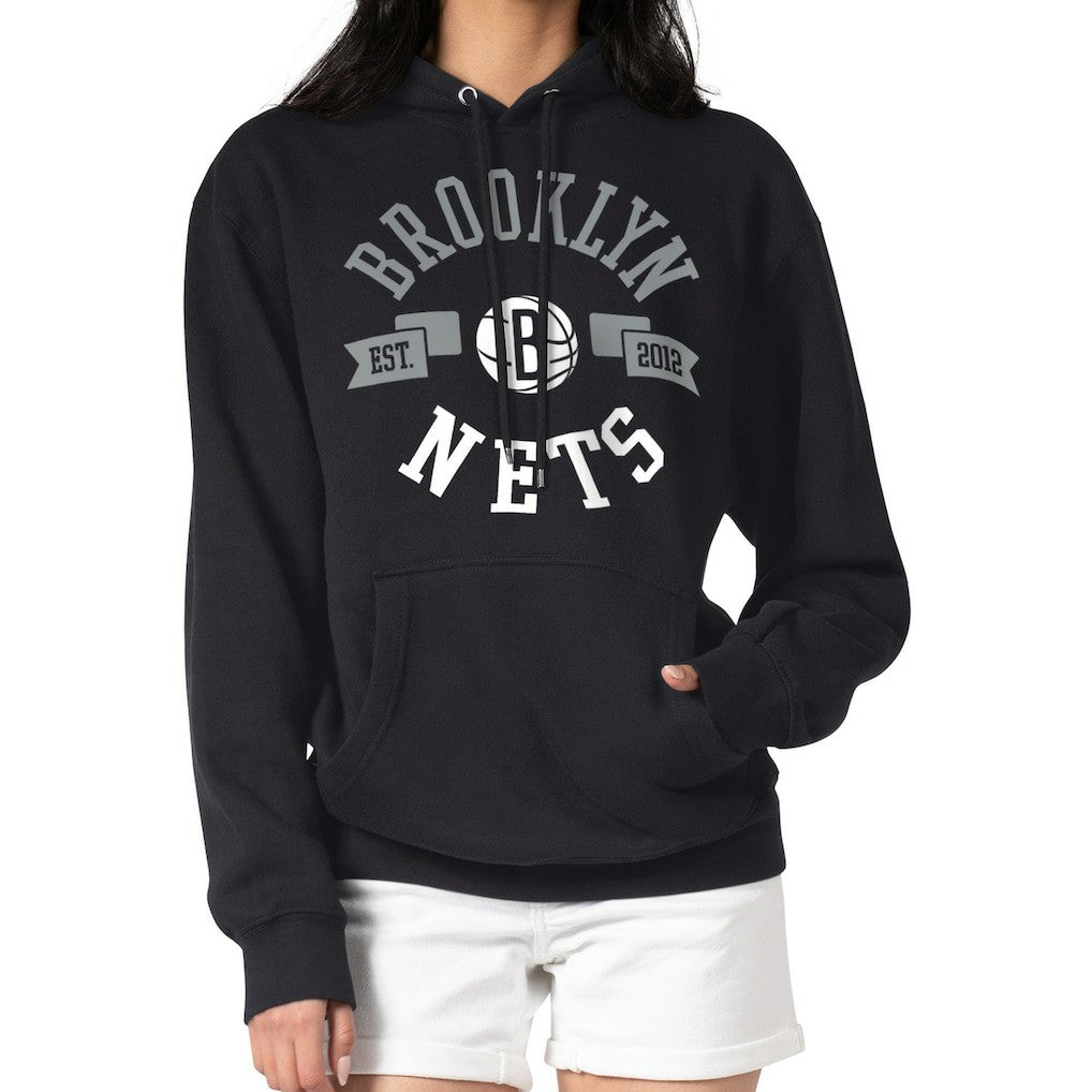 Brooklyn Nets G-III 4Her by Carl Banks Women's City Pullover Hoodie Black