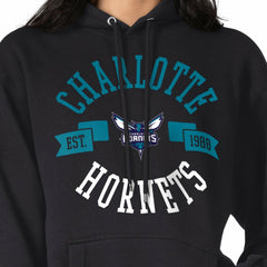 Charlotte Hornets G-III 4Her by Carl Banks Women's City Pullover Hoodie Black