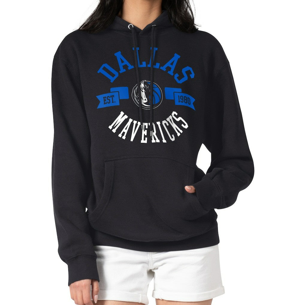 Dallas Mavericks G-III 4Her by Carl Banks Women's City Pullover Hoodie Black outlet