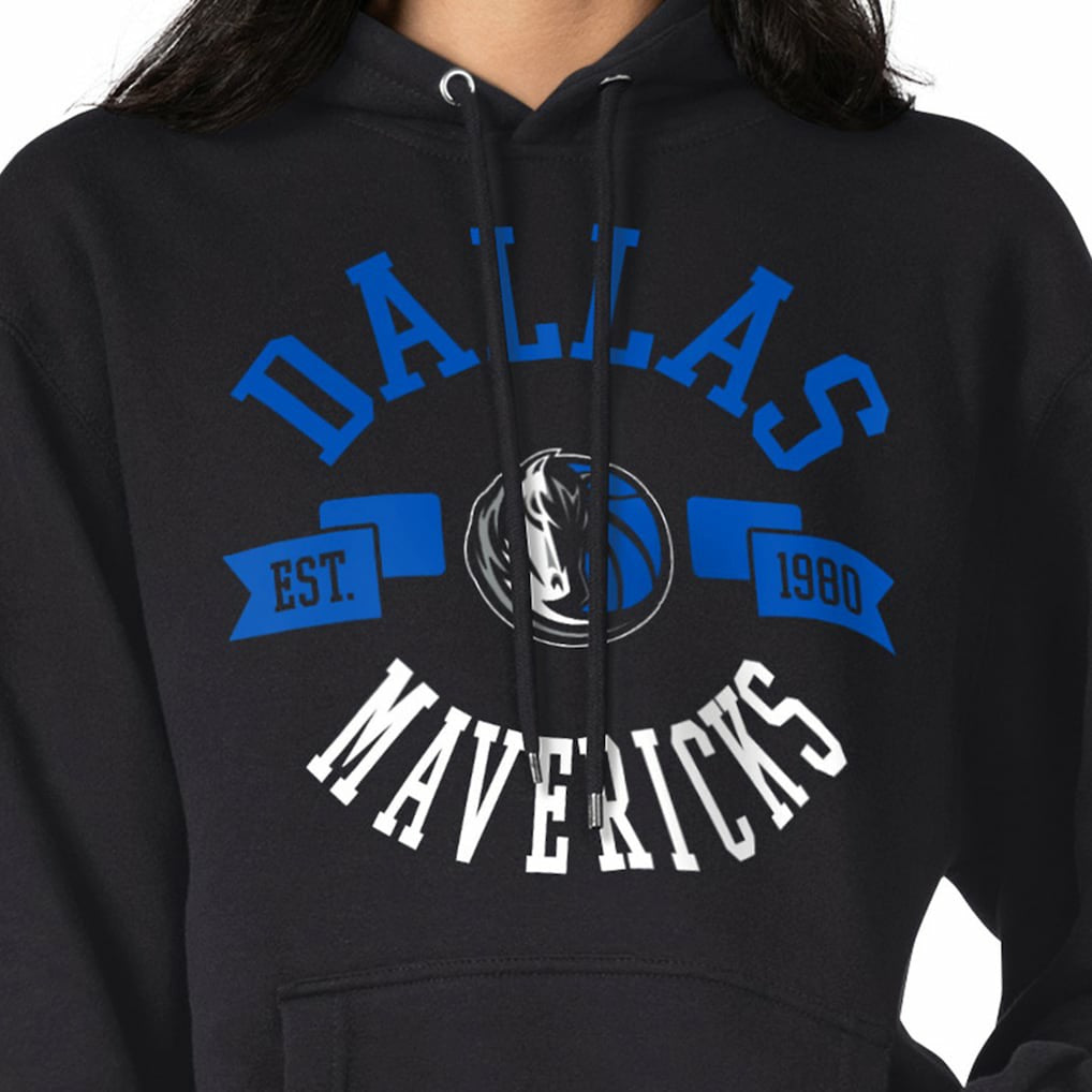 Dallas Mavericks G-III 4Her by Carl Banks Women's City Pullover Hoodie Black outlet