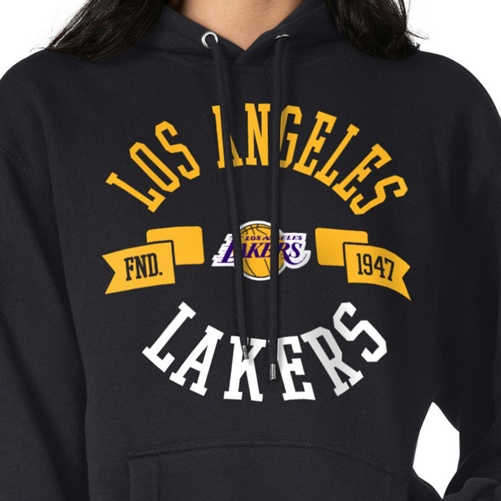 Los Angeles Lakers G-III 4Her by Carl Banks Women's City Pullover Hoodie Black