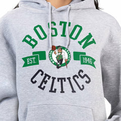 Boston Celtics G-III 4Her by Carl Banks Women's City Pullover Hoodie Heather Gray