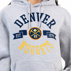 Denver Nuggets G-III 4Her by Carl Banks Women's City Pullover Hoodie Heather Gray outlet
