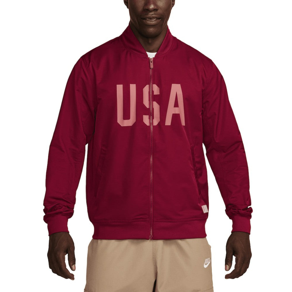 USMNT Woven Bomber Full-Zip Jacket Red - Nike sale