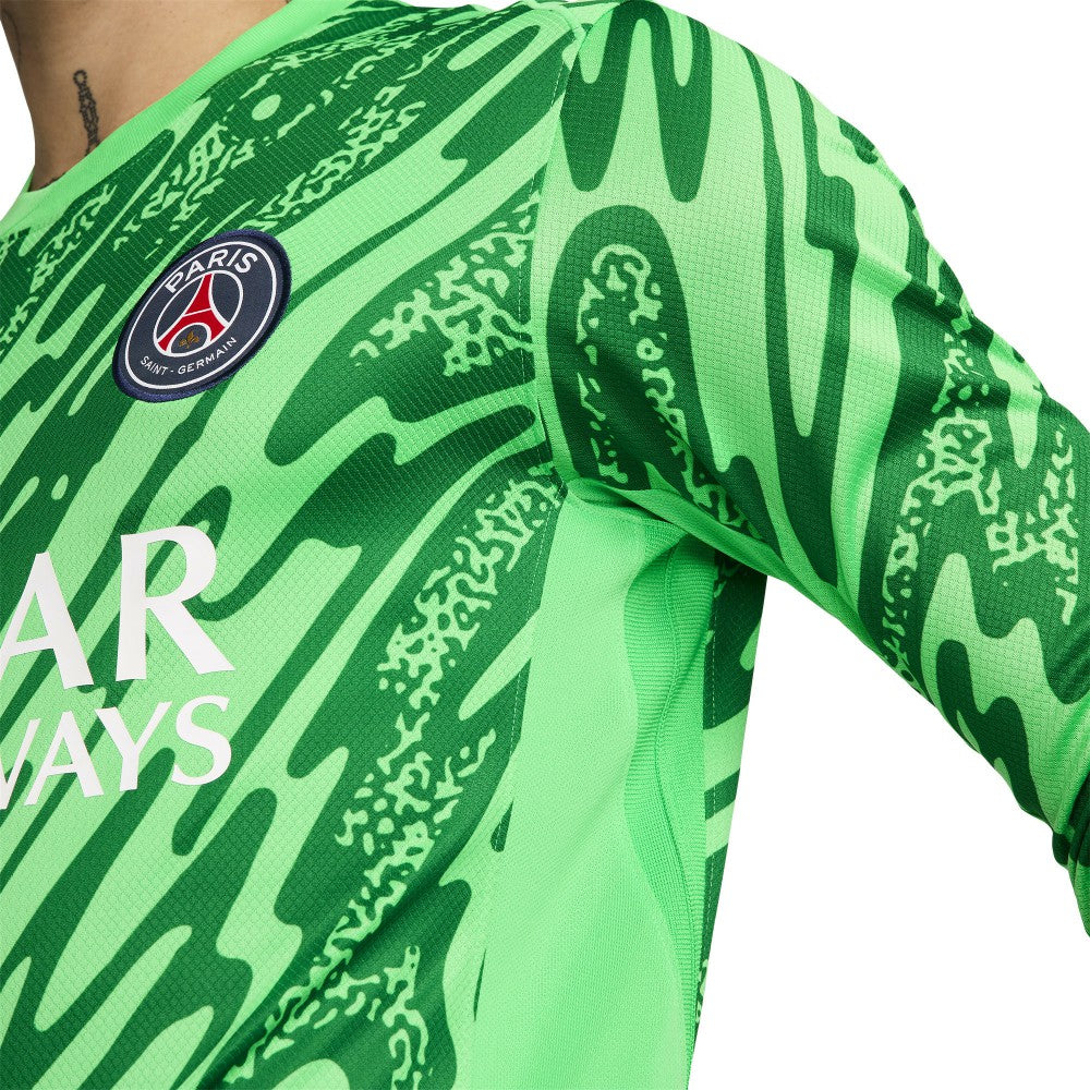 Paris Saint-Germain 2024/25 Goalkeeper Replica Stadium Long Sleeve Jersey Green - Nike outlet