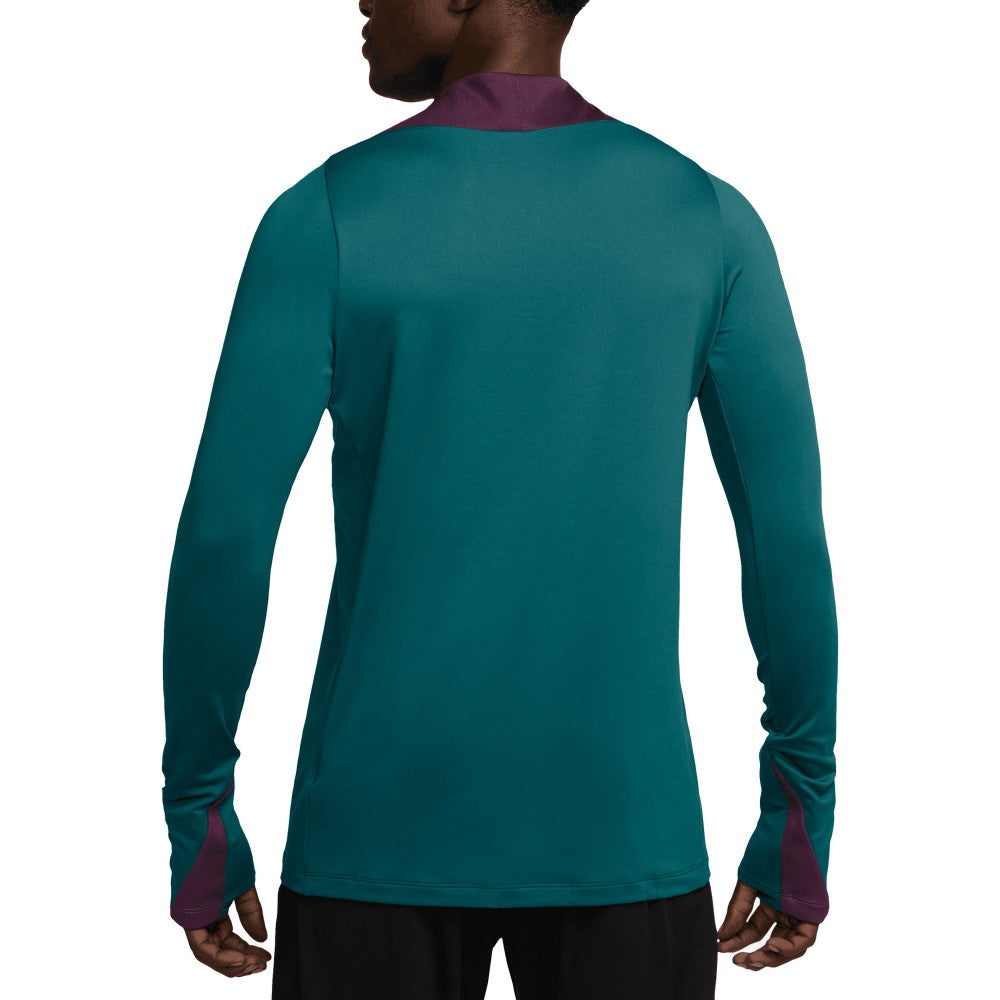 Paris Saint-Germain 2024/25 Strike Drill Performance Quarter-Zip Long Sleeve Top Teal - Nike outlet