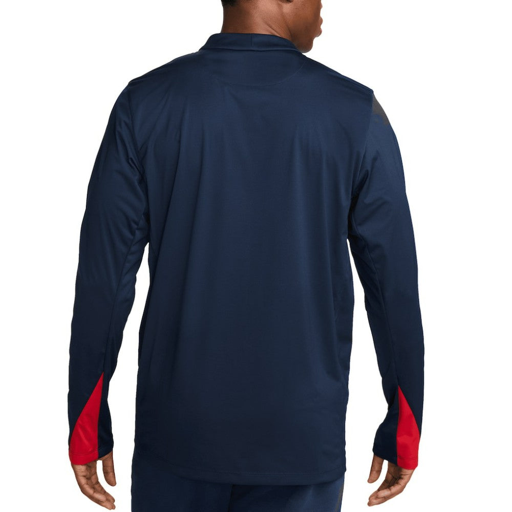 USMNT 2024 Strike Drill Performance Quarter-Zip Pullover Top Navy - Nike
