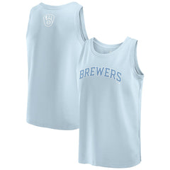 Milwaukee Brewers Fanatics Elements Tank Top - Light Blue Tanks