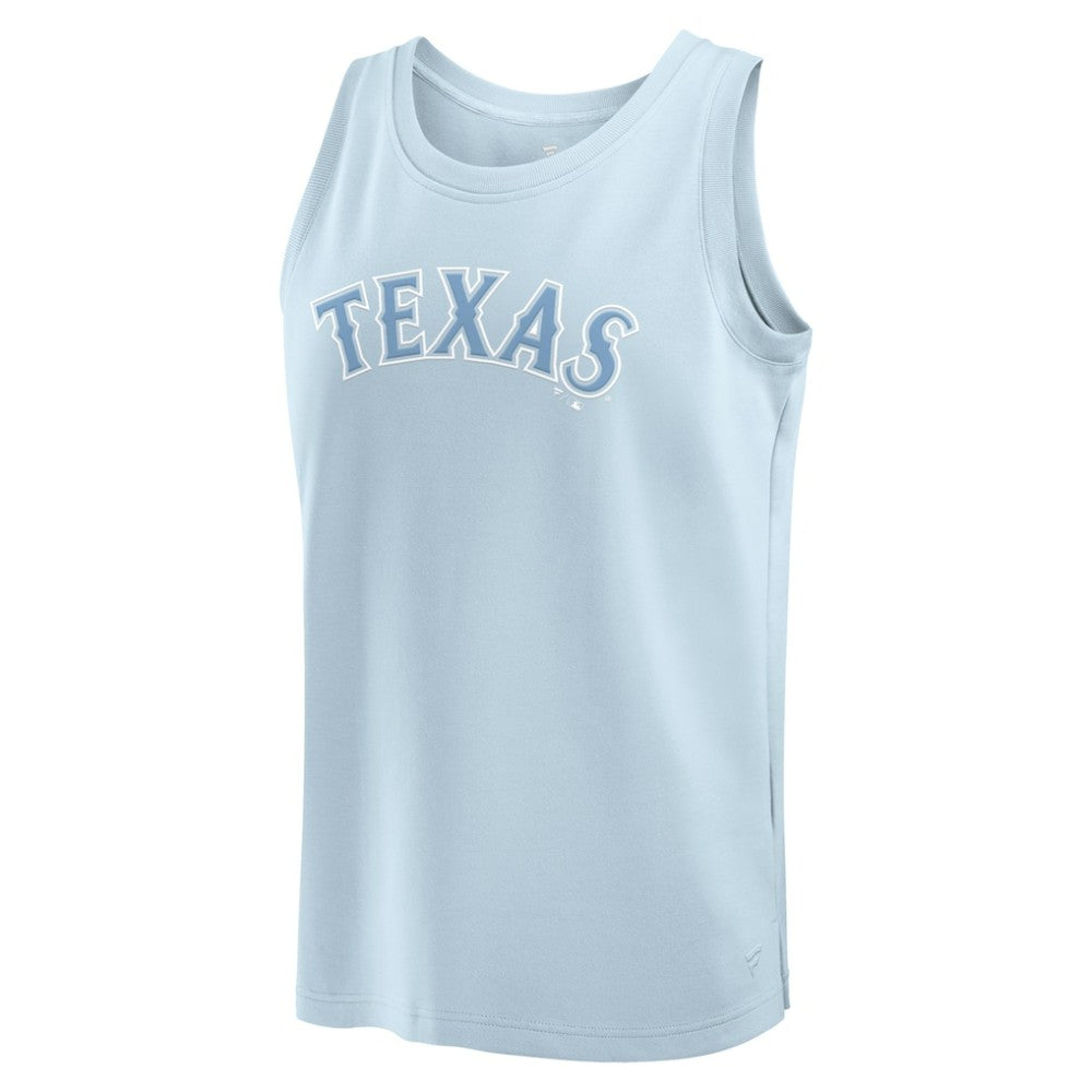 Texas Rangers Fanatics Elements Tank Top - Light Blue Tanks