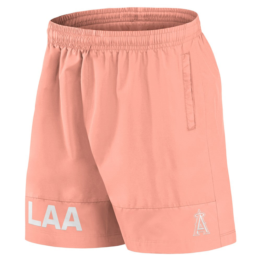 Los Angeles Angels Fanatics Elements Swim Shorts - Coral Shorts