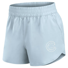 Chicago Cubs Fanatics Women's Studio Woven Vibe Shorts - Light Blue Shorts