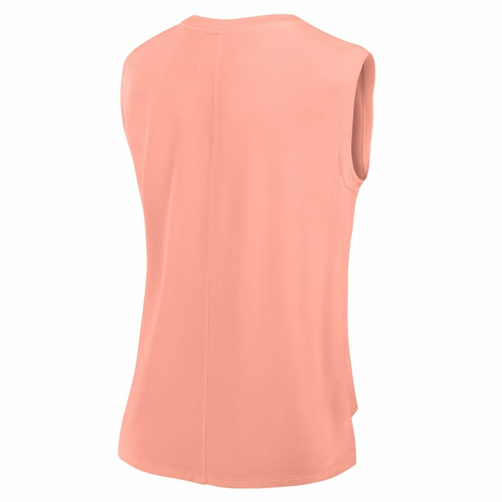 Los Angeles Dodgers Fanatics Women's Studio Gym Tank Top - Coral Tanks