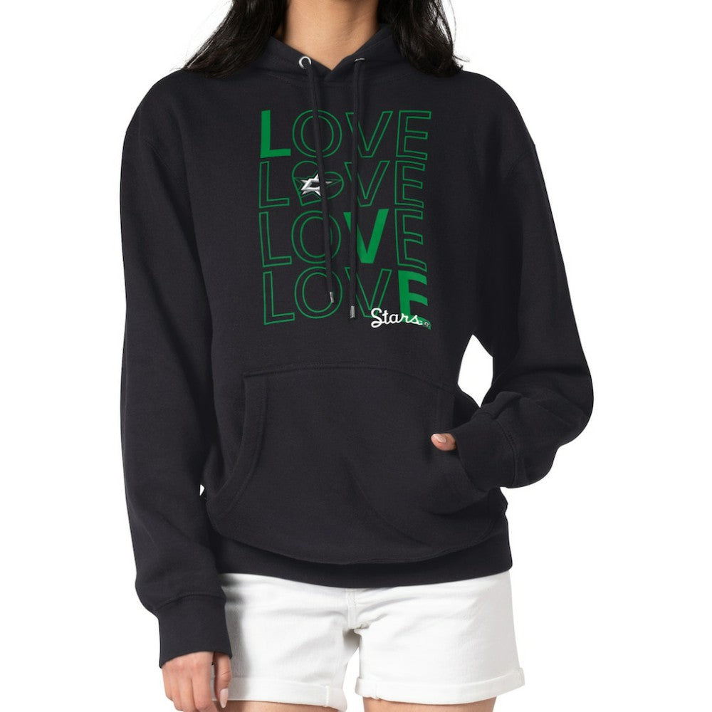Dallas Stars G-III 4Her by Carl Banks Women's Hockey Love Fleece Pullover Hoodie - Black | US 200607224