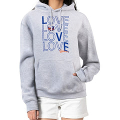 New York Islanders G-III 4Her by Carl Banks Women's Hockey Love Fleece Pullover Hoodie - Gray | US 200607255