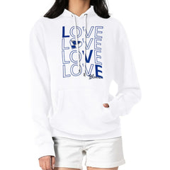 St. Louis Blues G-III 4Her by Carl Banks Women's Hockey Love Fleece Pullover Hoodie - White | US 200607293