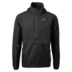 Buffalo Bills Cutter & Buck Charter Eco Recycled Anorak Half-Zip Jacket - Black Jackets