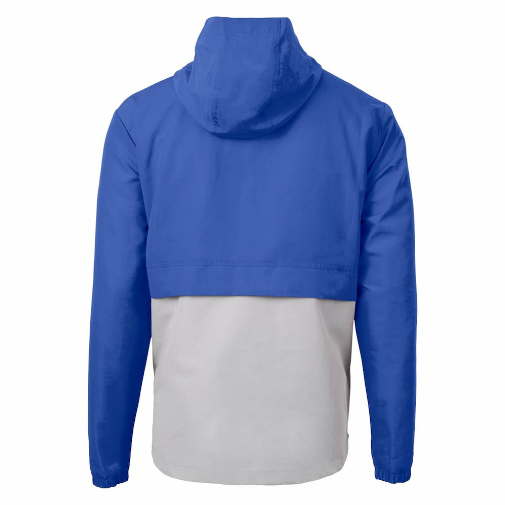 Buffalo Bills Cutter & Buck Charter Eco Recycled Anorak Half-Zip Jacket - Blue Jackets