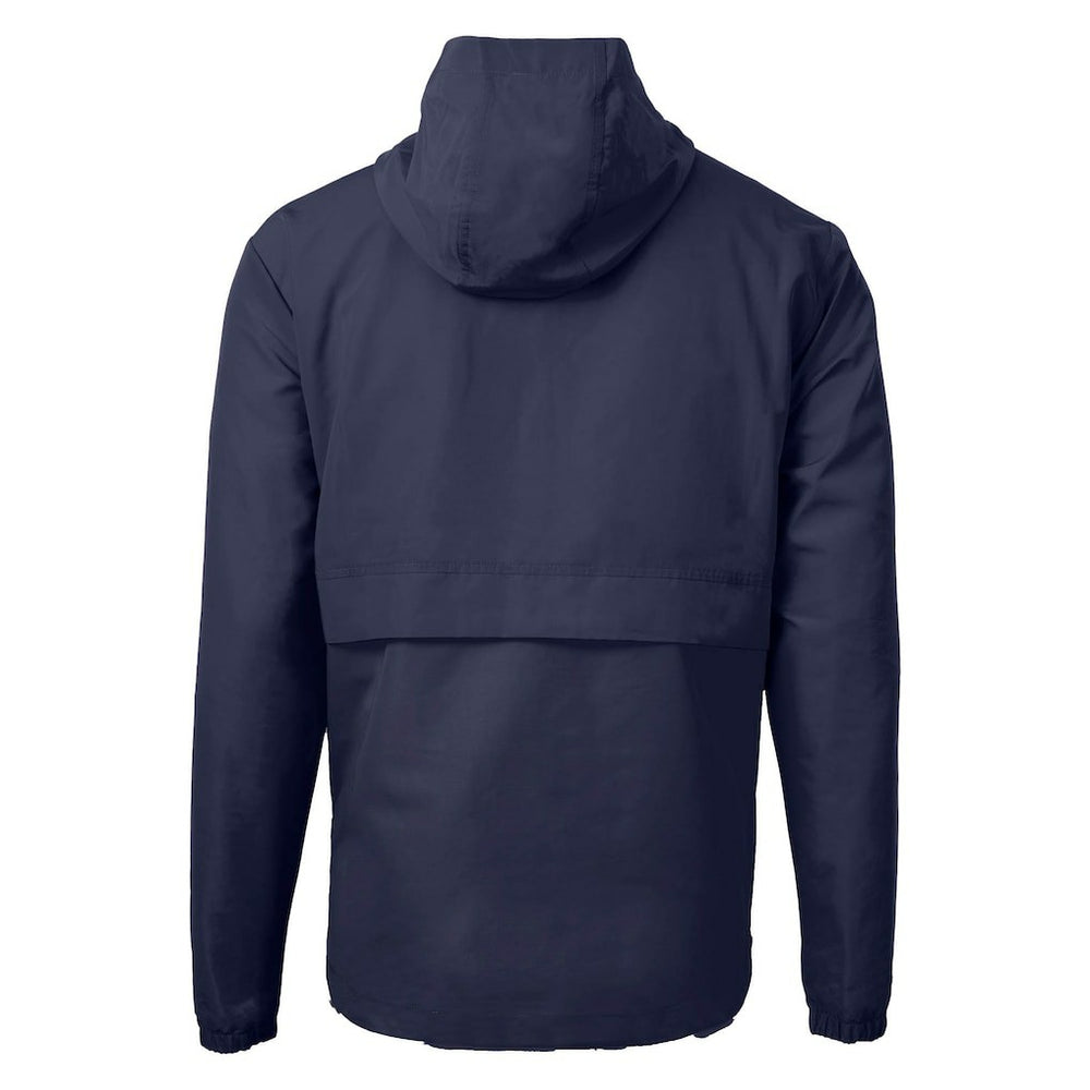 Miami Dolphins Cutter & Buck Charter Eco Recycled Anorak Half-Zip Jacket - Blue Jackets