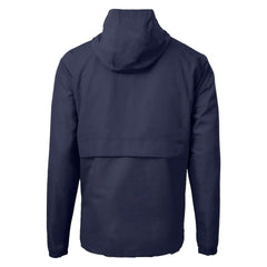 Miami Dolphins Cutter & Buck Charter Eco Recycled Anorak Half-Zip Jacket - Blue Jackets