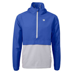 New York Giants Cutter & Buck Charter Eco Recycled Anorak Half-Zip Jacket - Blue Jackets