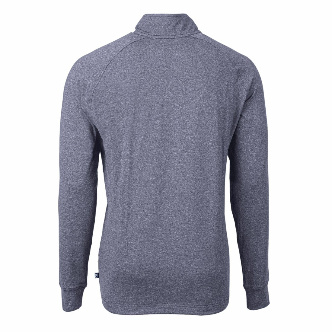 Houston Texans Cutter & Buck Adapt Eco Knit Quarter-Zip Pullover Top - Heather Navy Pullover