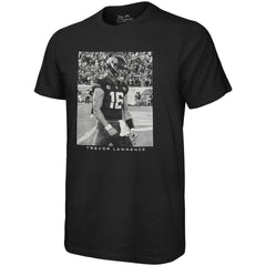 Trevor Lawrence Jacksonville Jaguars Majestic Threads Oversized Player Image T-Shirt - Black T-shirts
