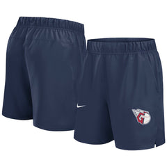 Cleveland Guardians Nike Woven Victory Dri-FIT Shorts - Navy Shorts