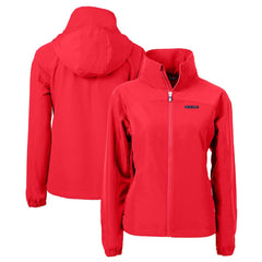 San Francisco 49ers Cutter & Buck Women's Charter Eco Recycled Full-Zip Jacket - Red Jackets