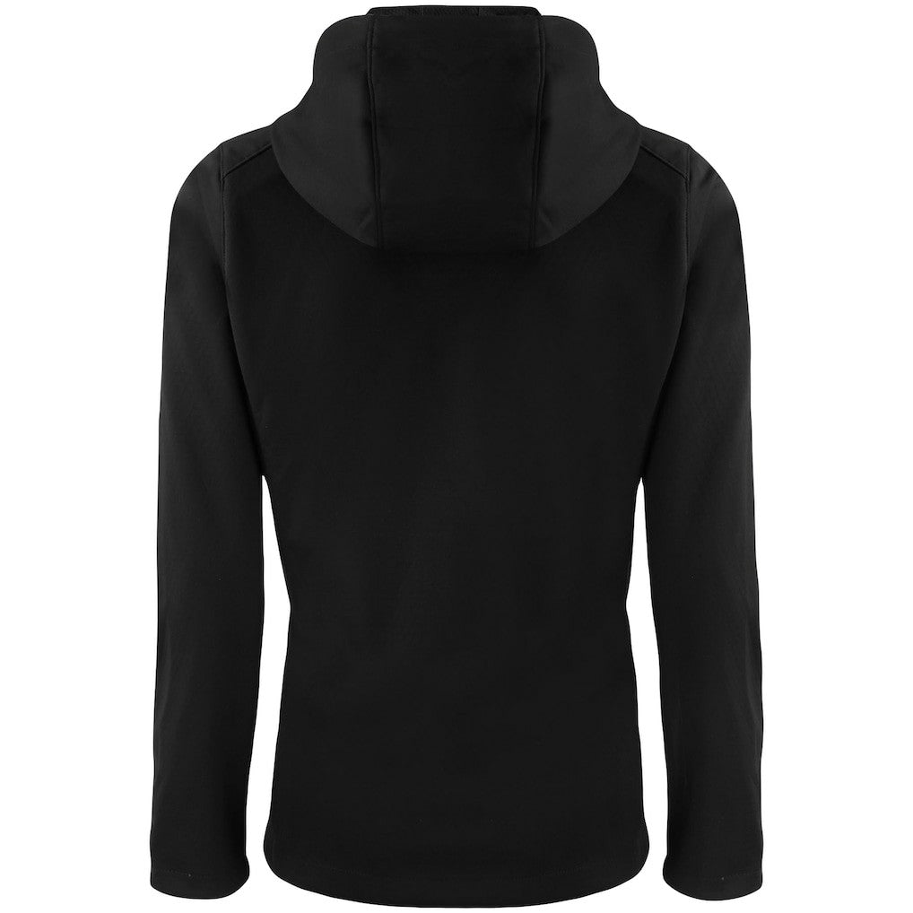 Minnesota Vikings Cutter & Buck Women's Evoke Eco Softshell Recycled Full-Zip Hooded Jacket - Black Jackets