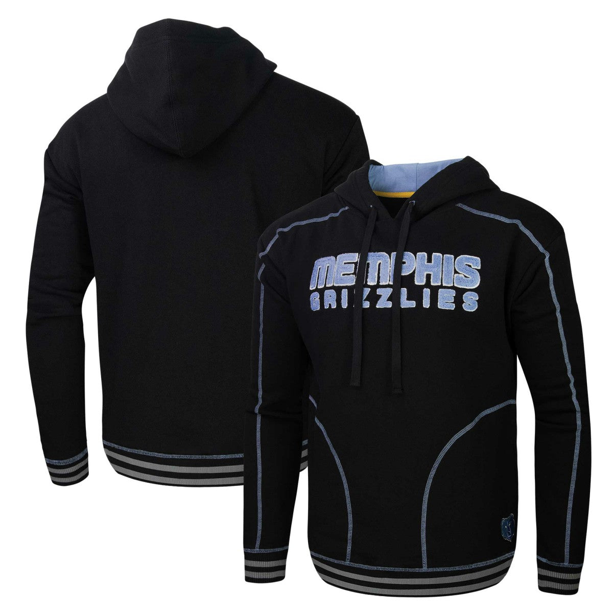 Memphis Grizzlies Stadium Essentials Baseline Pullover Hoodie Black outlet