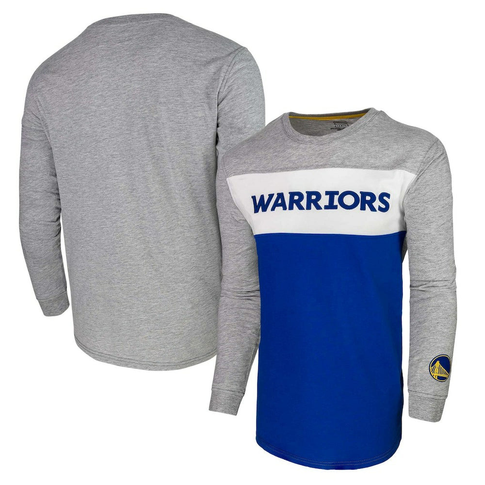Golden State Warriors Unisex Loge Long Sleeve T-Shirt Heather Gray