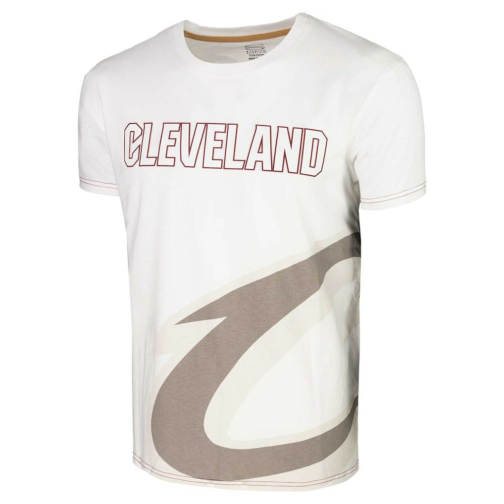 Cleveland Cavaliers Stadium Essentials Unisex Scoreboard T-Shirt White