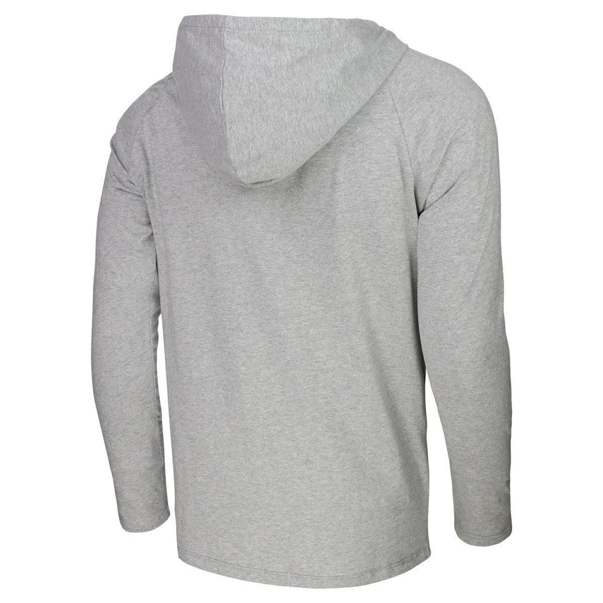 Los Angeles Lakers Stadium Essentials Atrium Raglan Long Sleeve Hoodie T-Shirt Heather Gray outlet
