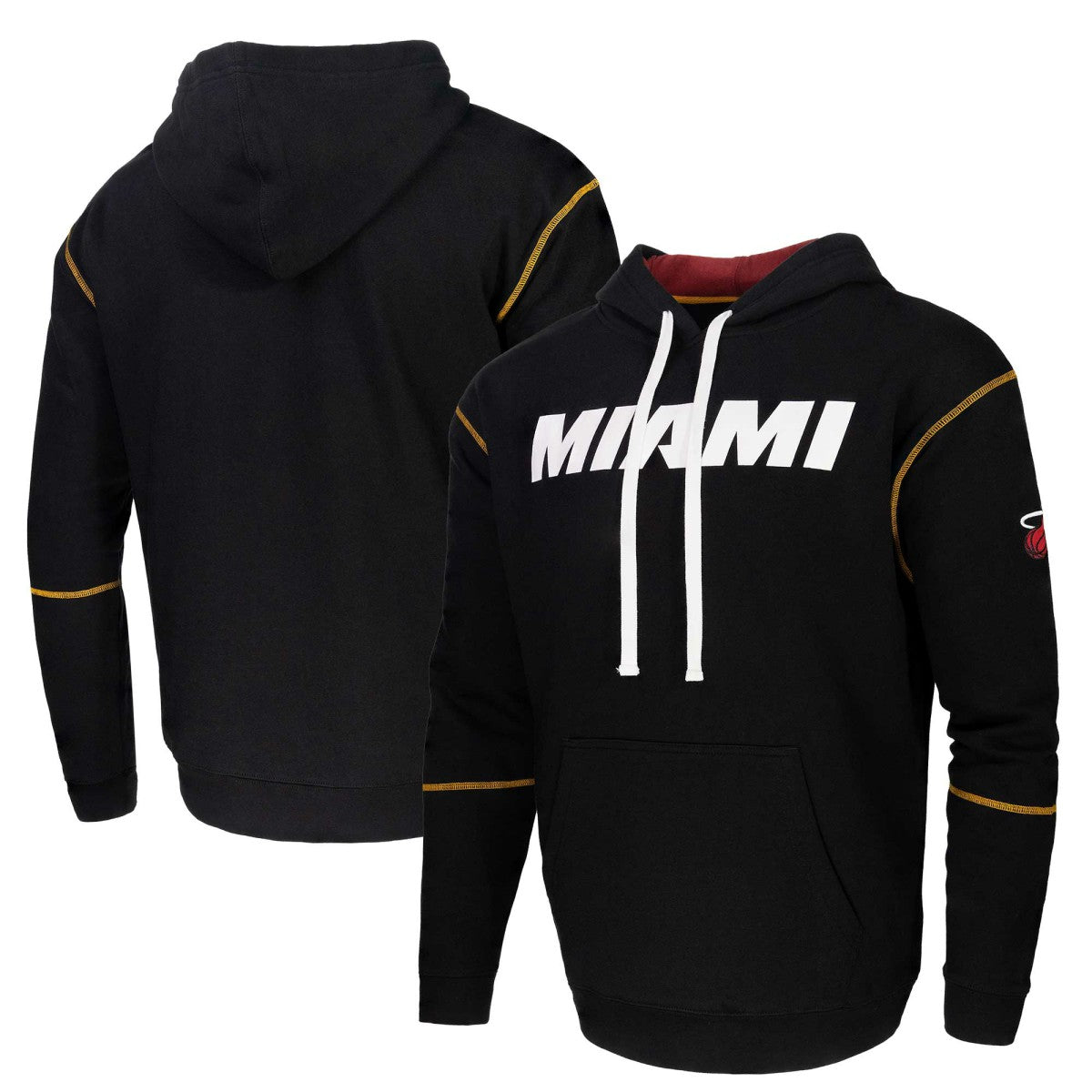 Miami Heat Stadium Essentials Monument Pullover Hoodie Black outlet