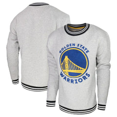 Golden State Warriors Stadium Essentials Club Level Pullover Sweatshirt Heather Gray outlet
