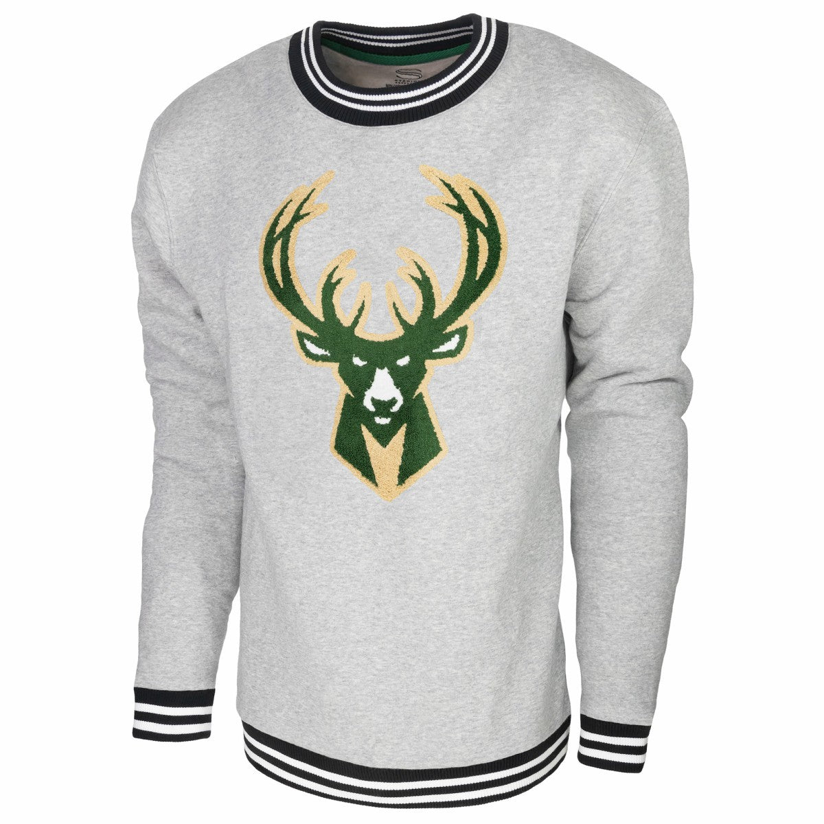 Milwaukee Bucks Stadium Essentials Club Level Pullover Sweatshirt Heather Gray outlet