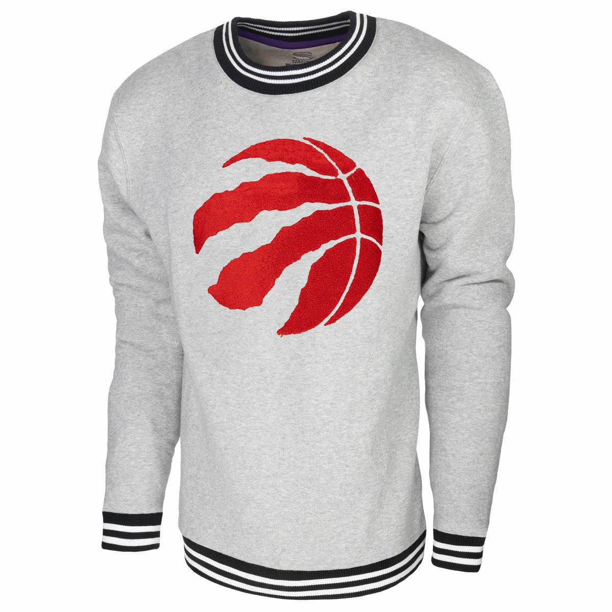 Toronto Raptors Stadium Essentials Club Level Pullover Sweatshirt Heather Gray