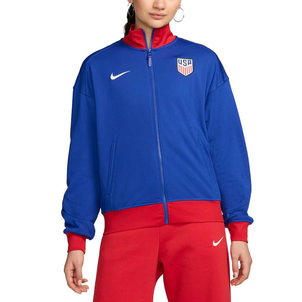 USMNT Women's 2024 Academy Pro Anthem Full-Zip Jacket Royal - Nike outlet