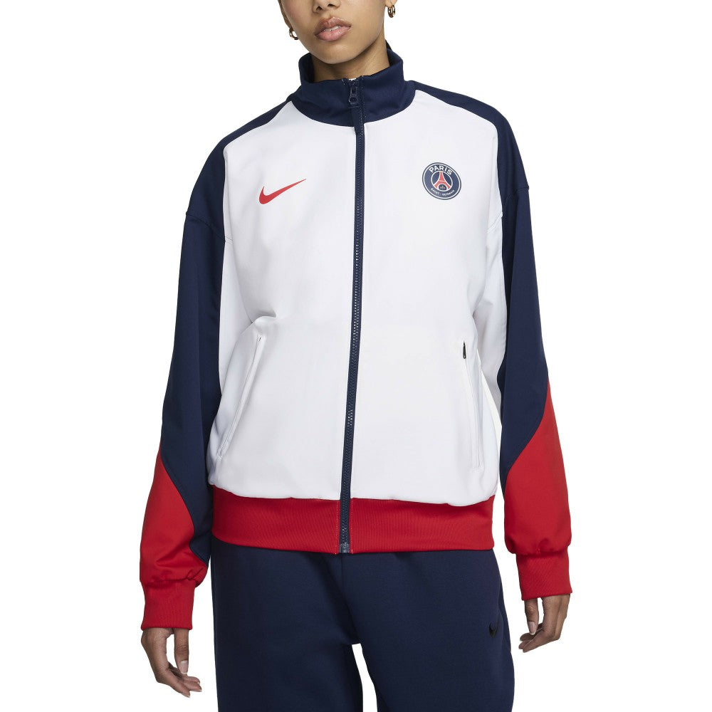 Paris Saint-Germain Women's 2024/25 Strike Anthem Full-Zip Jacket White - Nike