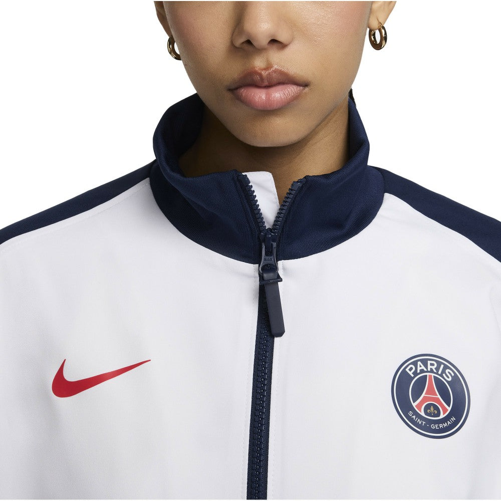 Paris Saint-Germain Women's 2024/25 Strike Anthem Full-Zip Jacket White - Nike
