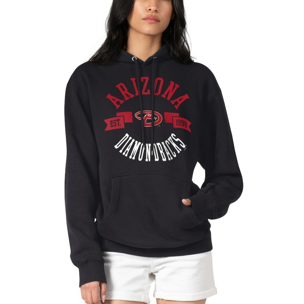 Arizona Diamondbacks G-III 4Her by Carl Banks Women's City Graphic Pullover Hoodie - Black Hoodies